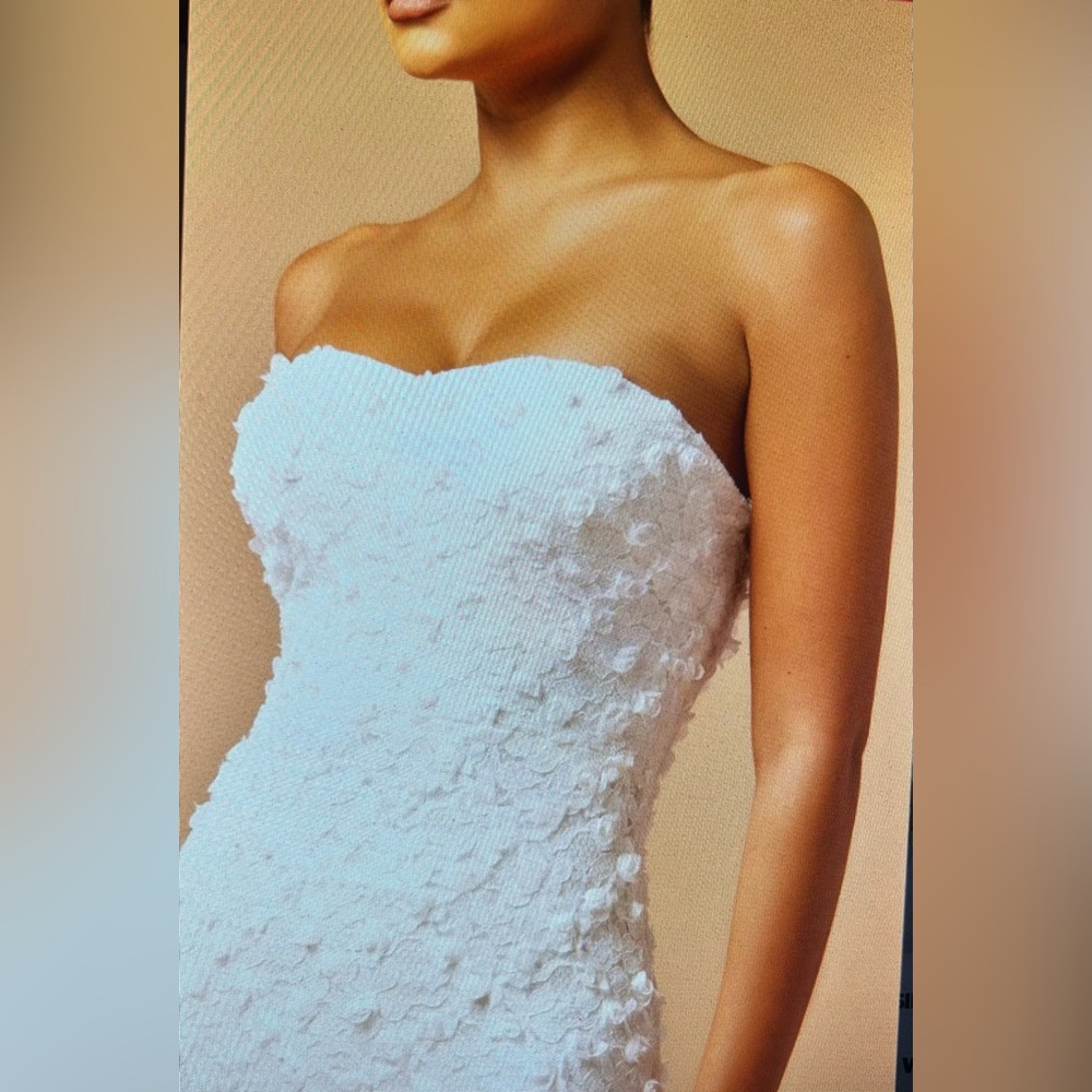 White Party Maxi Dress-WHITE Fashion Nova LUXE, (form-fitting) - Picture 3 of 13